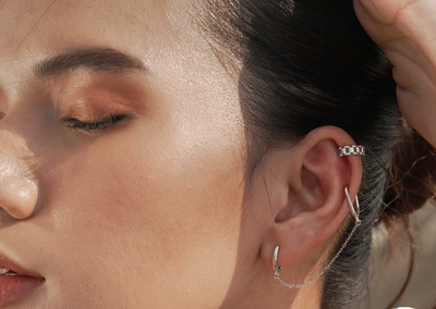 Anting Jepit DAVINA: Gaya Stylish Tanpa Perlu Tindik