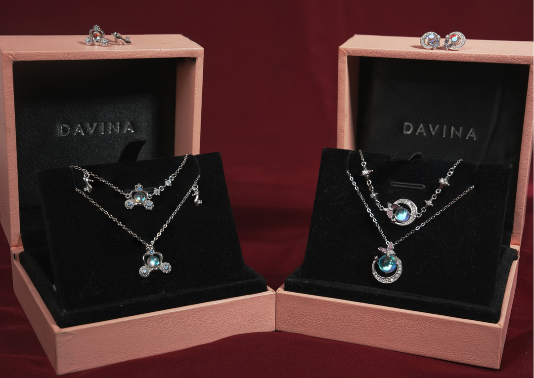 Koleksi perhiasan sterling silver dengan permata moonstone dari DAVINA Jewelry