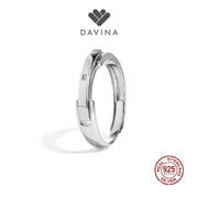 DAVINA Couple David Devanie Rings Sterling Silver 925