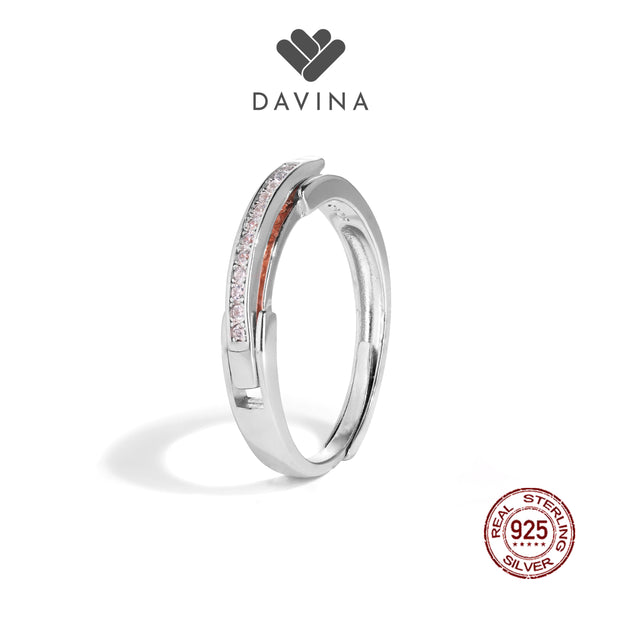 DAVINA Couple David Devanie Rings Sterling Silver 925