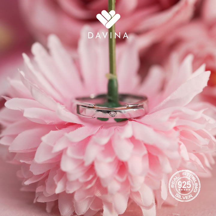 DAVINA Couple David Devanie Rings Sterling Silver 925