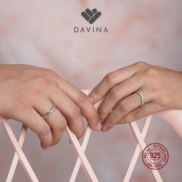 DAVINA Couple Frank Fierra Rings Sterling Silver 925