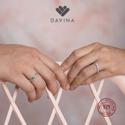 DAVINA Ladies Fierra Ring Sterling Silver 925