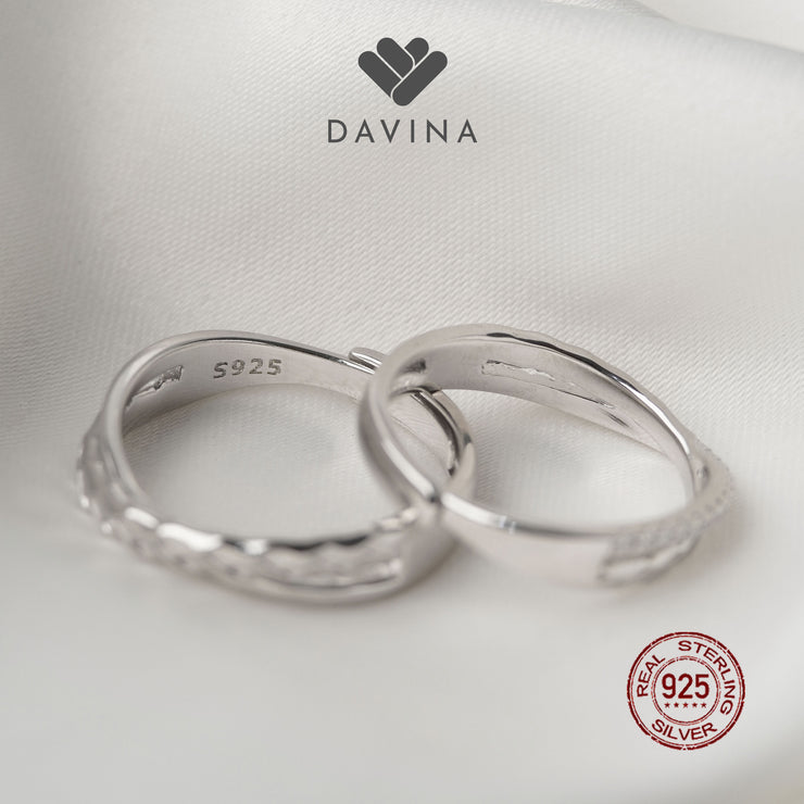 DAVINA Couple Frank Fierra Rings Sterling Silver 925