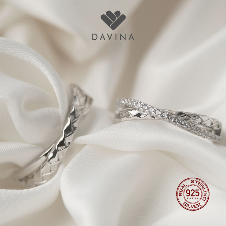 DAVINA Ladies Fierra Ring Sterling Silver 925
