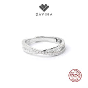 DAVINA Ladies Fierra Ring Sterling Silver 925