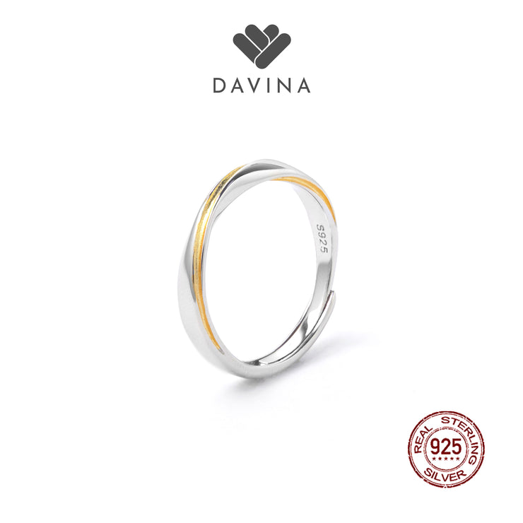 DAVINA Couple Kenth Barby Rings Sterling Silver 925