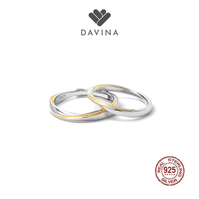 DAVINA Couple Kenth Barby Rings Sterling Silver 925