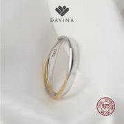 DAVINA Couple Kenth Barby Rings Sterling Silver 925