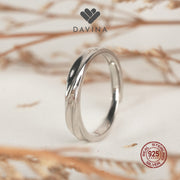 DAVINA Couple Evan Zeline Rings Sterling Silver 925