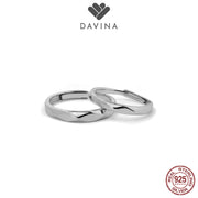 DAVINA Couple Cellos Clerines Rings Sterling Silver 925