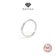 DAVINA Couple Prince Belle Rings Sterling Silver 925