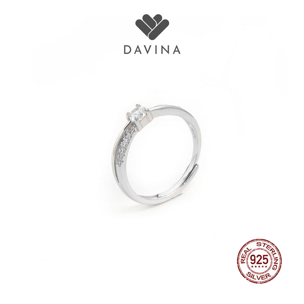 DAVINA Couple Prince Belle Rings Sterling Silver 925