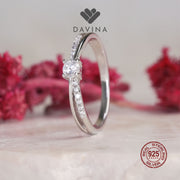 DAVINA Ladies Belle Ring Sterling Silver 925