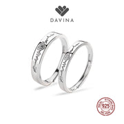 DAVINA Couple Kevin Keila  Rings Sterling Silver 925