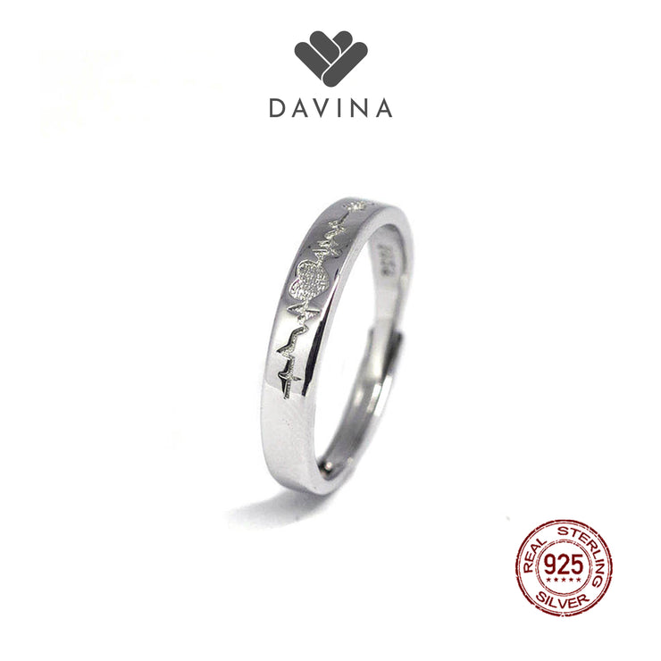 DAVINA Couple Kevin Keila  Rings Sterling Silver 925