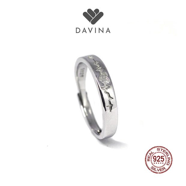 DAVINA Couple Kevin Keila  Rings Sterling Silver 925