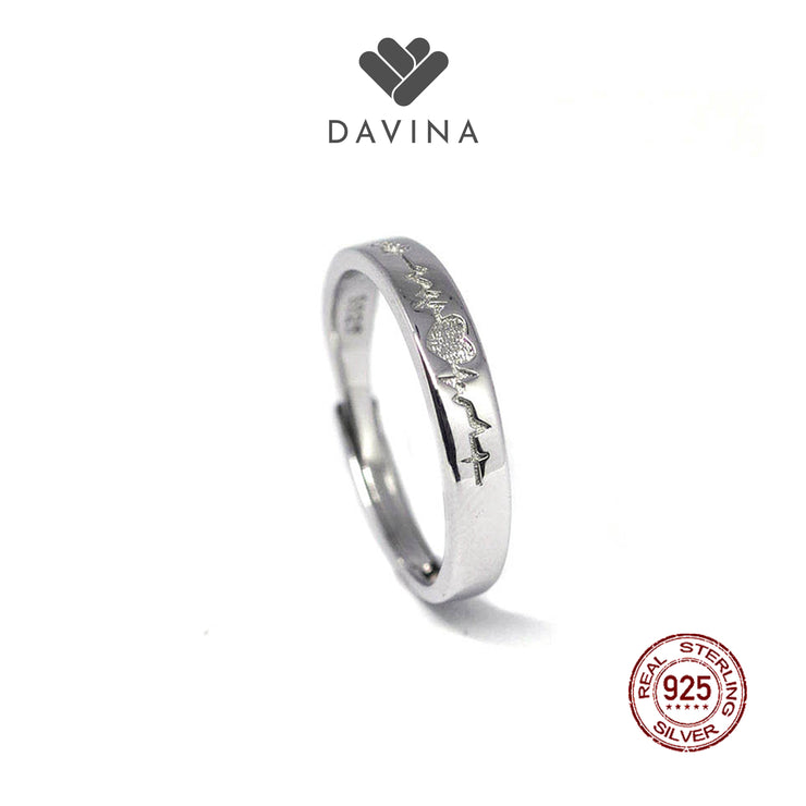 DAVINA Couple Kevin Keila  Rings Sterling Silver 925