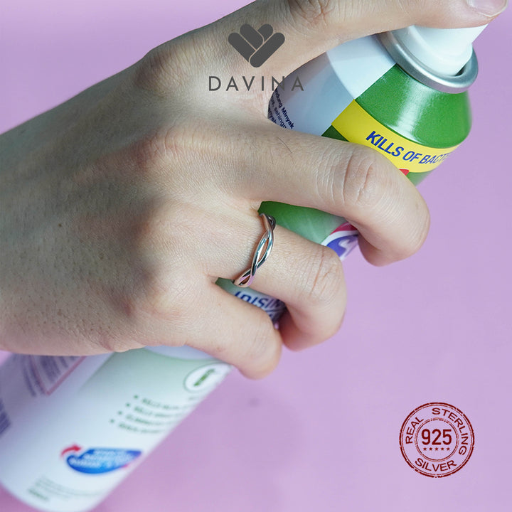 DAVINA Couple Sofyan Sierly Rings Sterling Silver 925