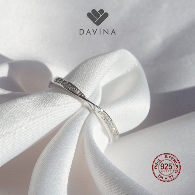 DAVINA Ladies Alexa Ring Sterling Silver 925
