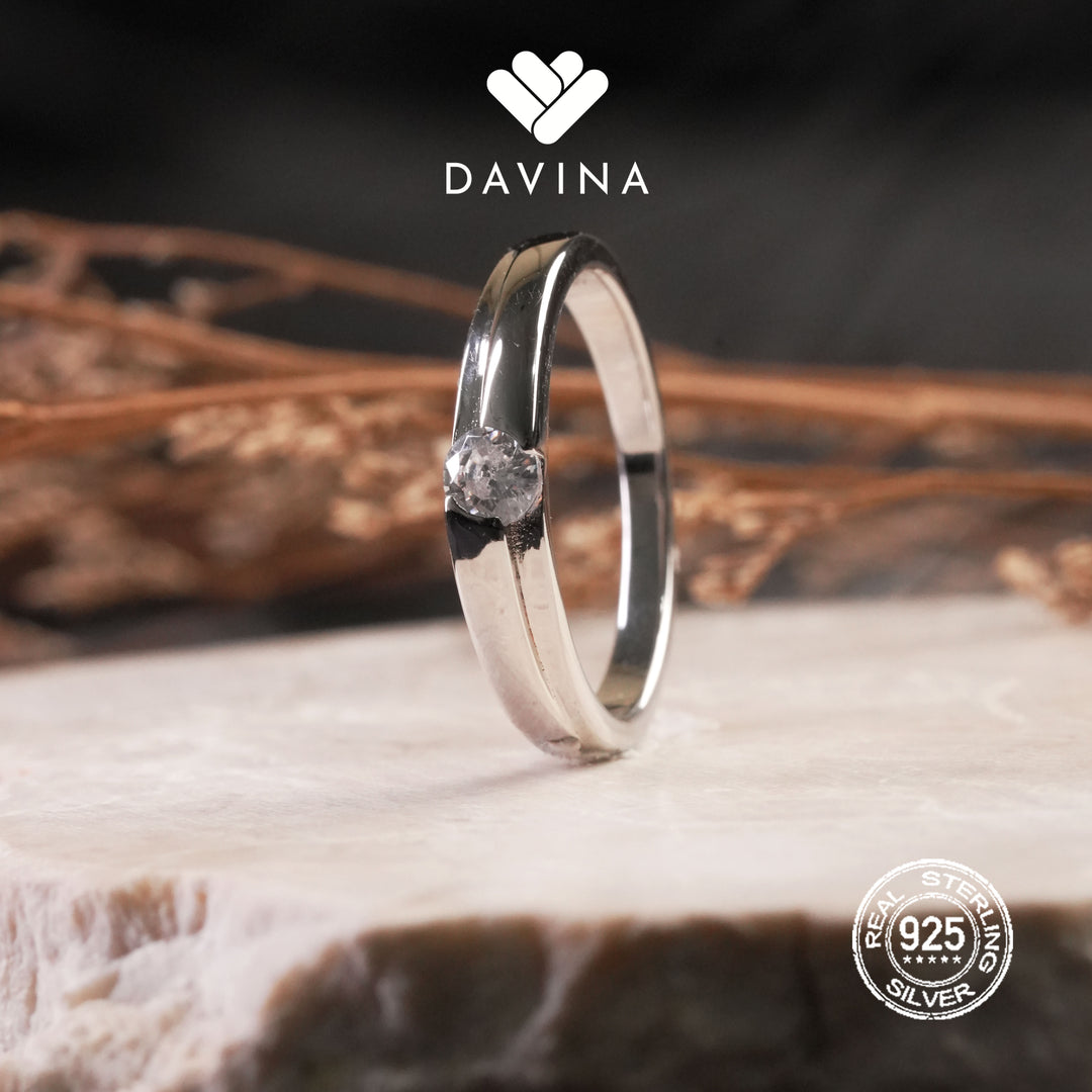 DAVINA Couple Oscar Ola Rings Sterling Silver 925