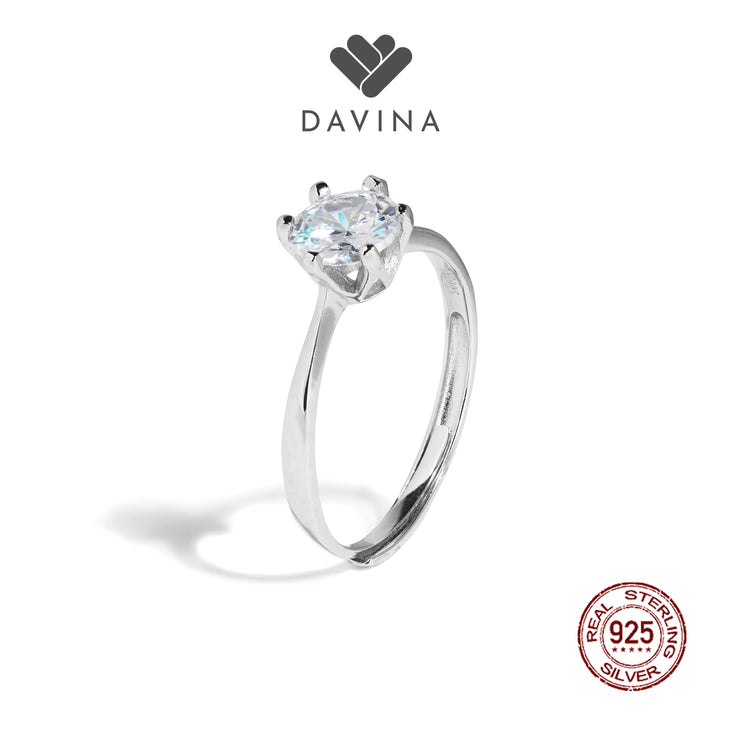 DAVINA Ladies Felycia Ring Sterling Silver 925