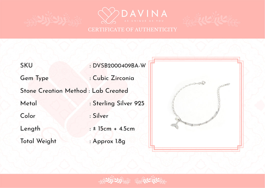 DAVINA Ladies Camilo Bracelet Sterling Silver 925