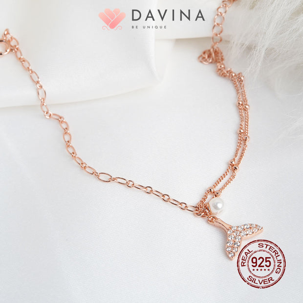 DAVINA Ladies Camilo Bracelet Rose Gold Color Sterling Silver 925