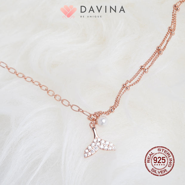 DAVINA Ladies Camilo Bracelet Rose Gold Color Sterling Silver 925