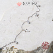 DAVINA Ladies Christ Bracelet Sterling Silver 925