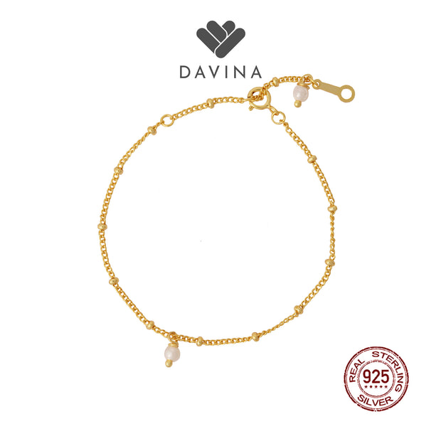 DAVINA Ladies Miyae Bracelet Gold Color S925