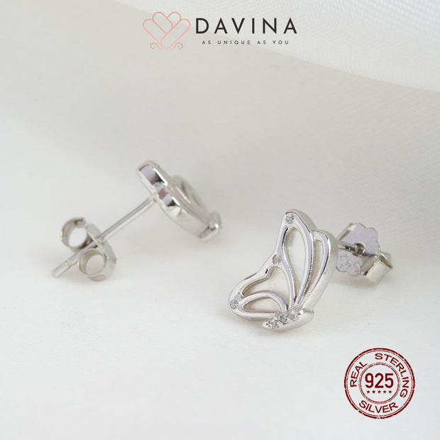 DAVINA Ladies Charlotte Earrings Sterling Silver 925