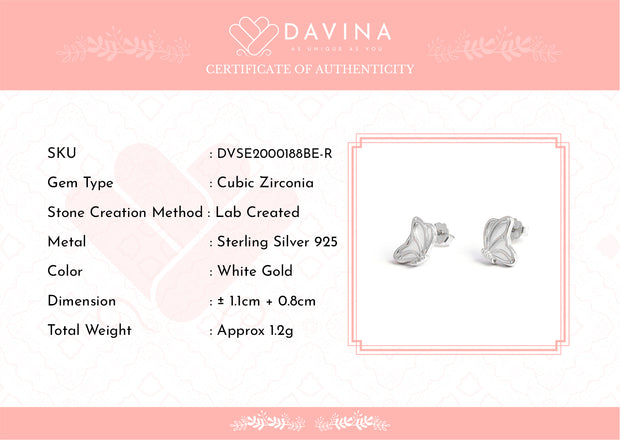 DAVINA Ladies Charlotte Earrings Sterling Silver 925