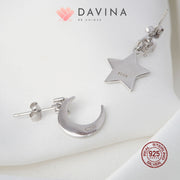 DAVINA Ladies Charemon Earrings Sterling Silver 925