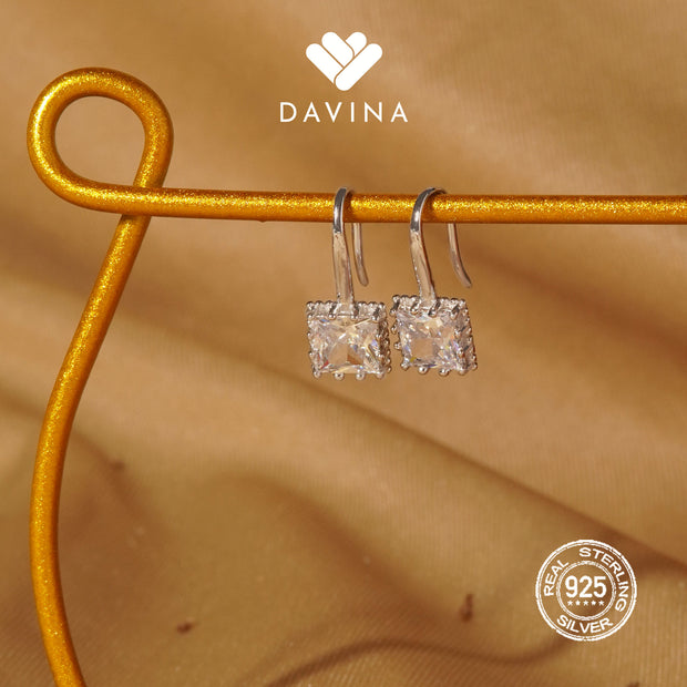 DAVINA Ladies Merlina Earrings Silver Color S925