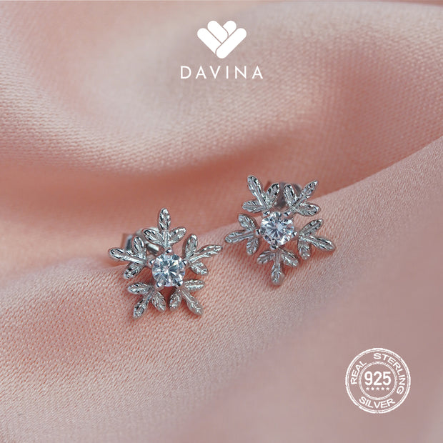 DAVINA Ladies Stella Earrings Sterling Silver 925