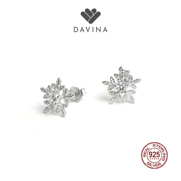 DAVINA Ladies Stella Earrings Sterling Silver 925