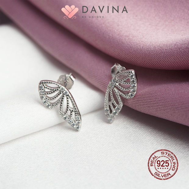 DAVINA Ladies Kyara Earrings Sterling Silver 925