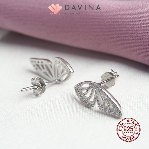 DAVINA Ladies Kyara Earrings Sterling Silver 925