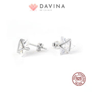 Davina Ladies Ruth Earrings Sterling Silver 925 Small