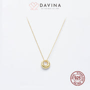 DAVINA Ladies Kesya Necklace Gold Color Sterling Silver 925