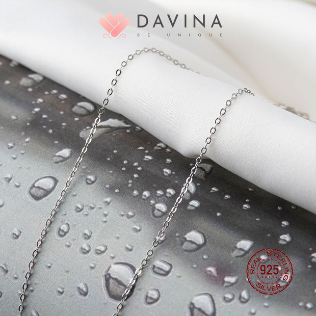 Davina Ladies Queena Necklace Sterling Silver 925