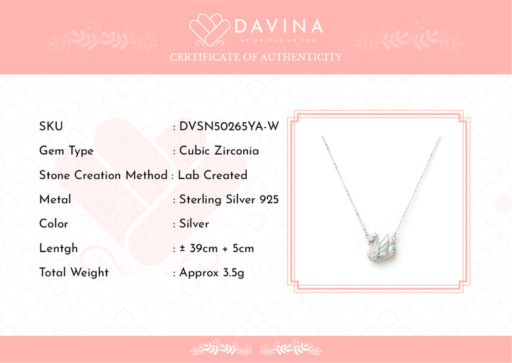 Davina Ladies Queena Necklace Sterling Silver 925