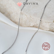 DAVINA Ladies Celine Necklace Silver Color S925