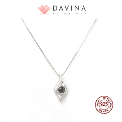 DAVINA Ladies Celine Necklace Silver Color S925
