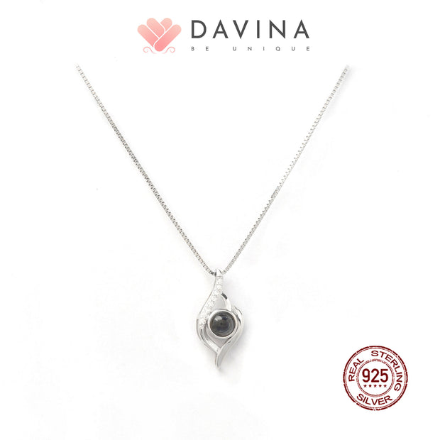 DAVINA Ladies Seline Necklace Sterling Silver 925