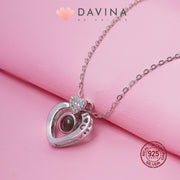 DAVINA Ladies Sweetheart Necklace Sterling Silver 925