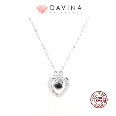 DAVINA Ladies Sweetheart Necklace Silver Color S925