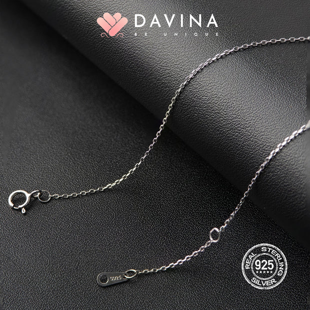 Davina Ladies Beatrix Necklace Silver Color S925