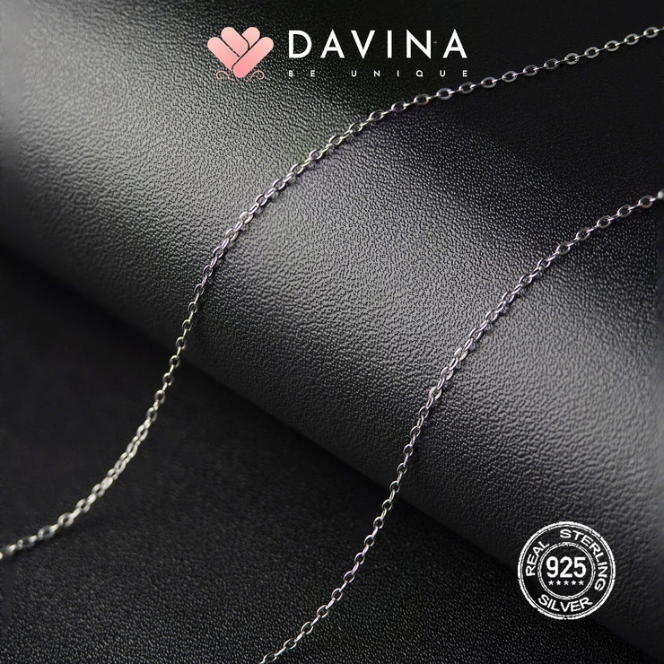 DAVINA Ladies Soveila Necklace Sterling Silver 925